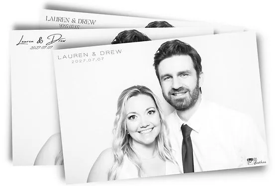 Minimal wedding print template sample