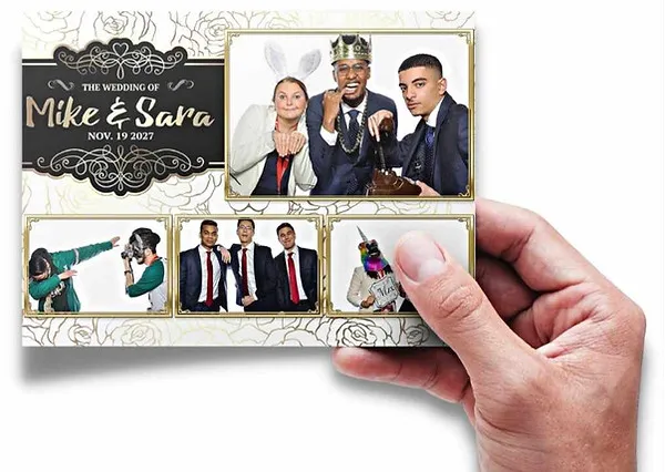 Hand-held custom print template sample