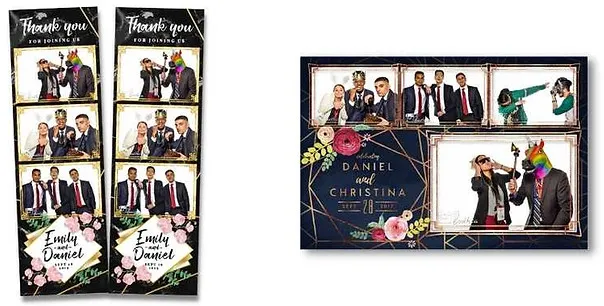 Strip and postcard template sample