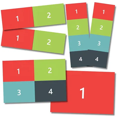 Starter print template layout sample