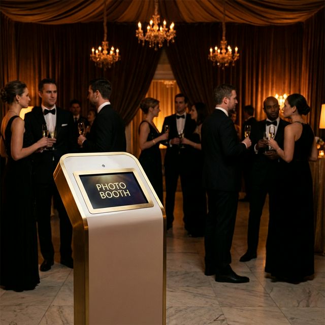 Luxury event photo booth